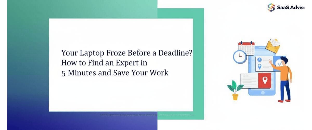 Your Laptop Froze Before a Deadline? How to Find an Expert in 5 Minutes and Save Your Work