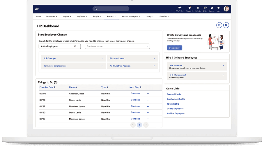 ADP Workforce Dashboard Image
