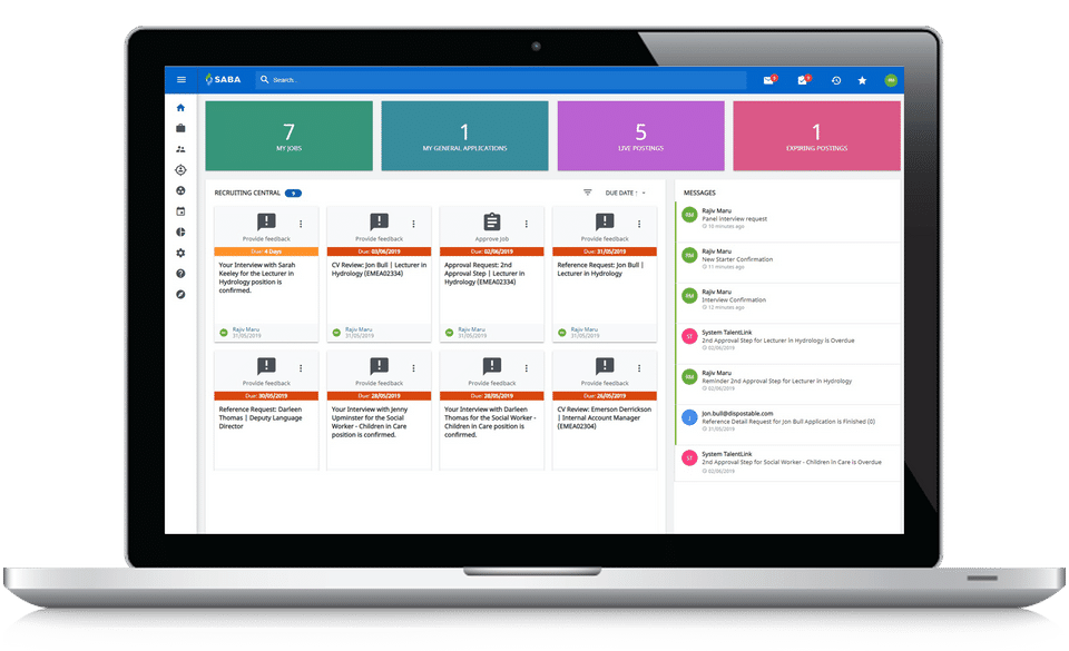 Saba Recruiting Screenshot 2