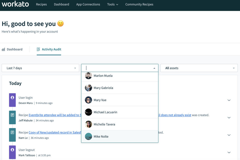 Workato Screenshot 1