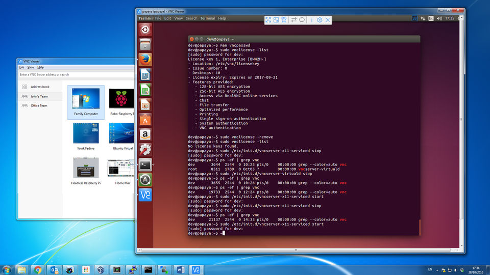VNC Connect Screenshot 2