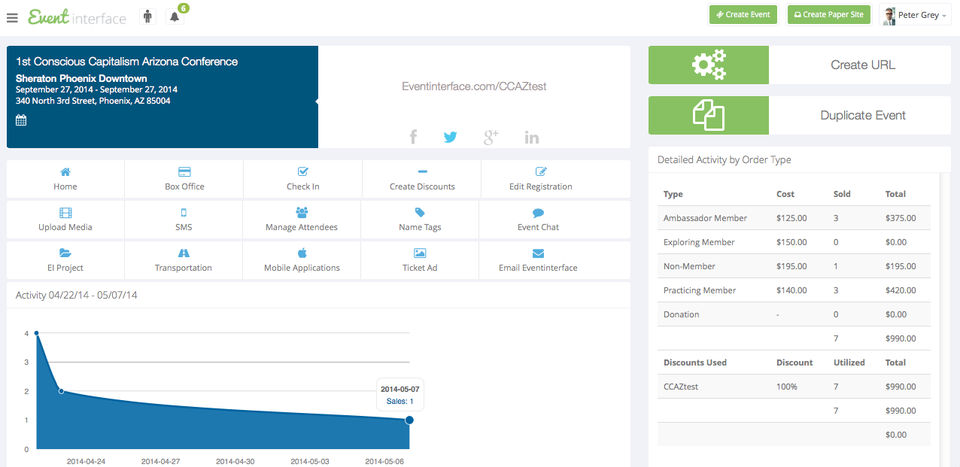 EventInterface Screenshot 1