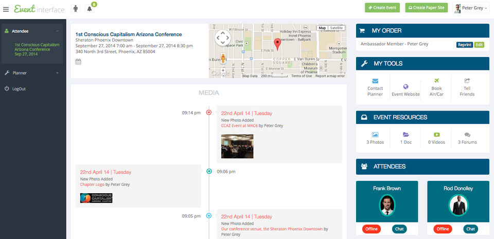 EventInterface Screenshot 2