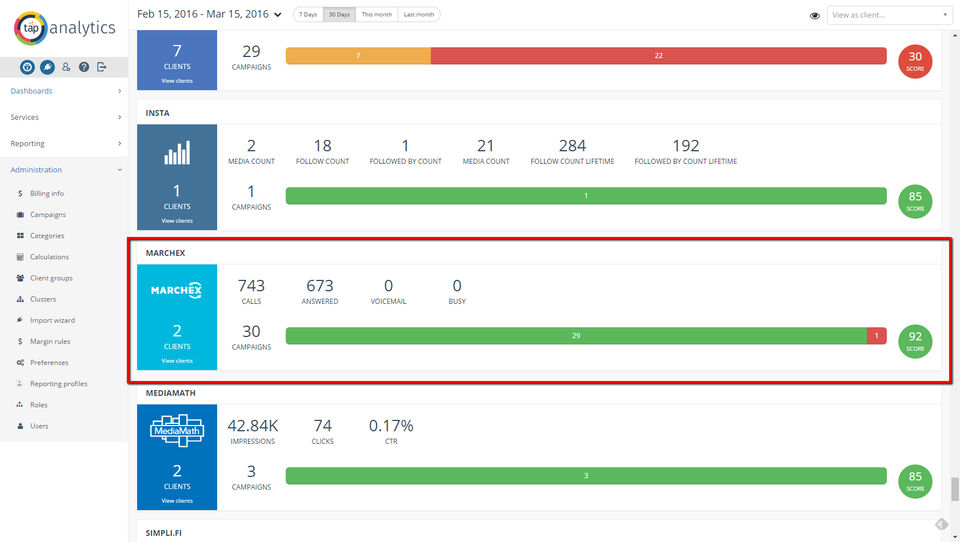 TapAnalytics Screenshot 1