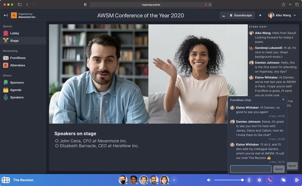 Hypersay Events Screenshot 1