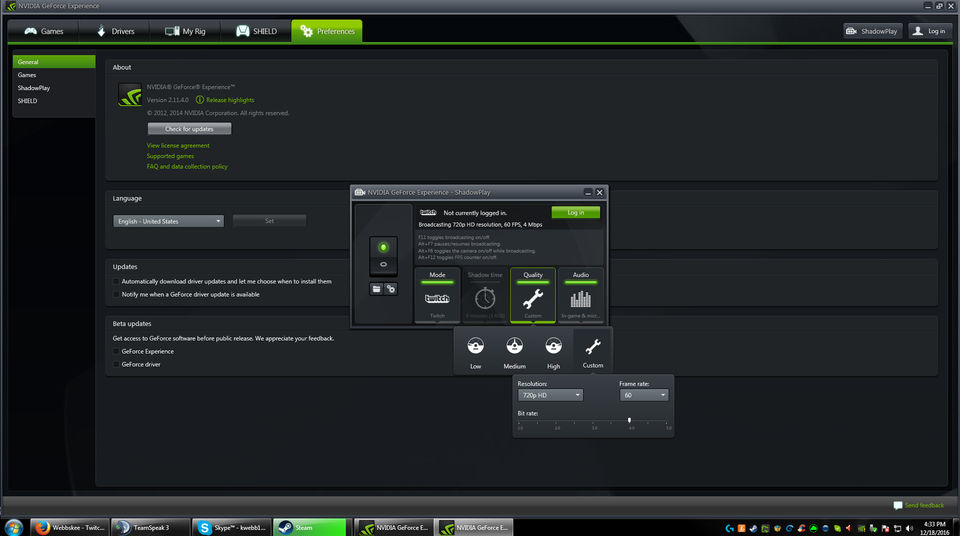 NVIDIA ShadowPlay Screenshot 3