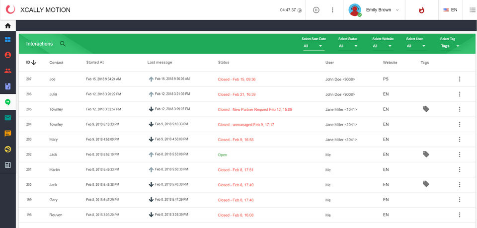 XCALLY Screenshot 1