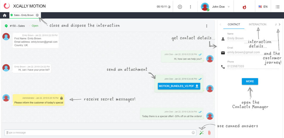 XCALLY Screenshot 4
