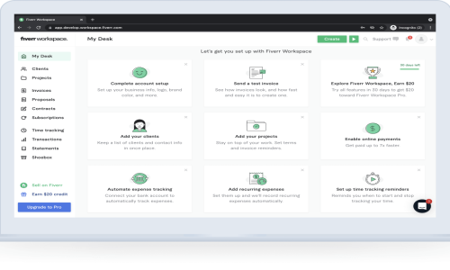 Fiverr Workspace Screenshot 2