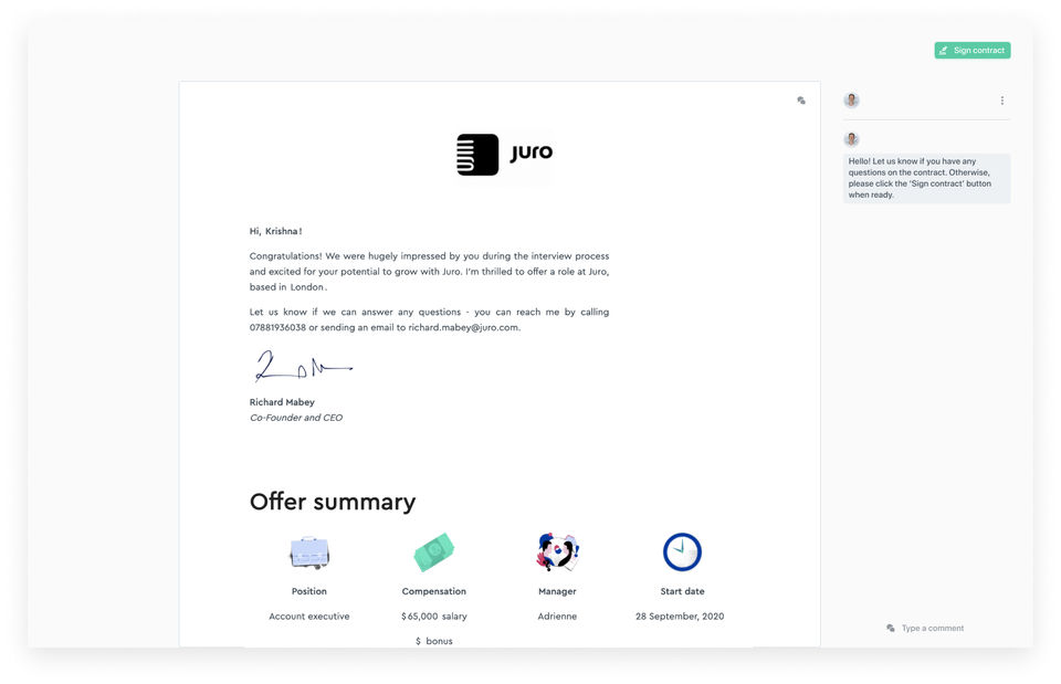 Juro Screenshot 1