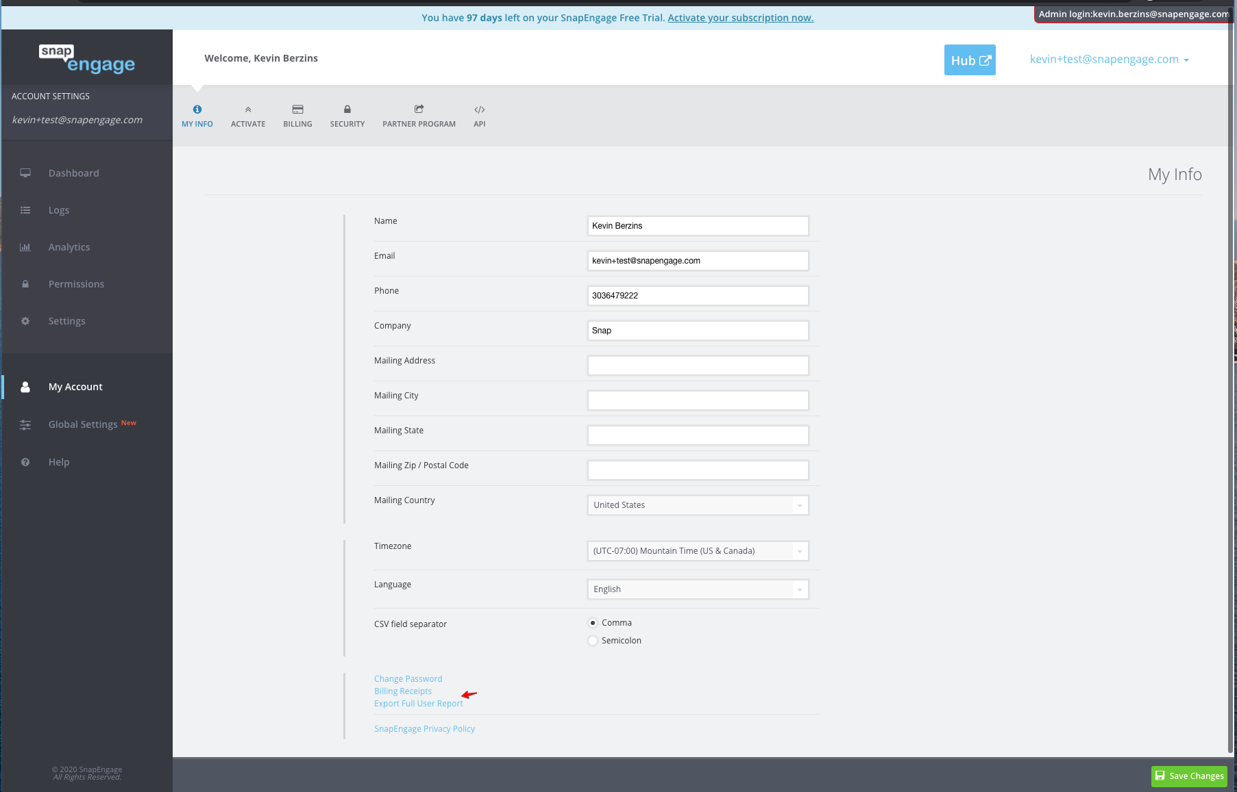 TeamSupport Screenshot 2