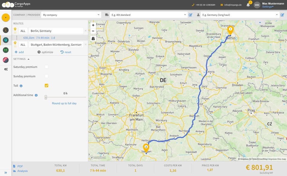 IMPARGO Screenshot 1