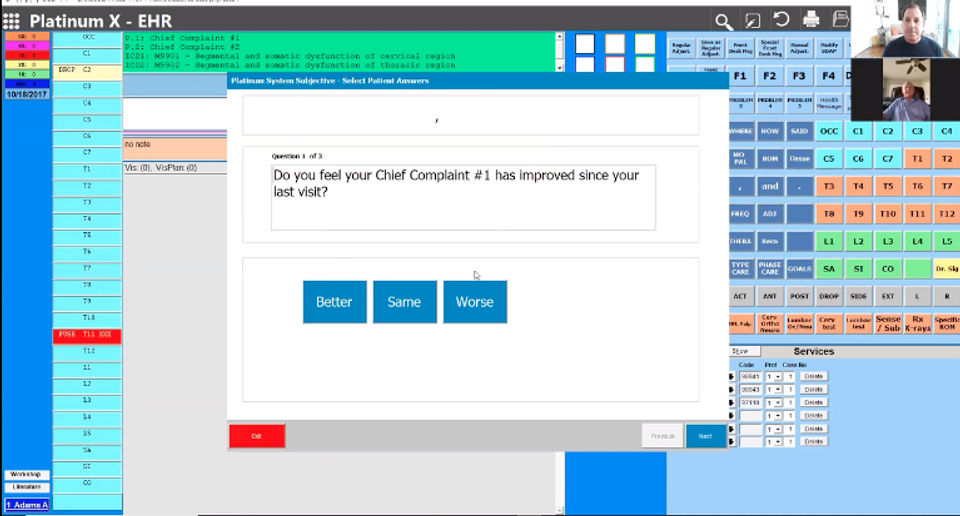 Platinum Chiropractic Software Screenshot 1