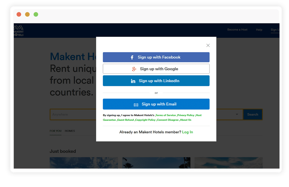 Makent Hotels Screenshot 1