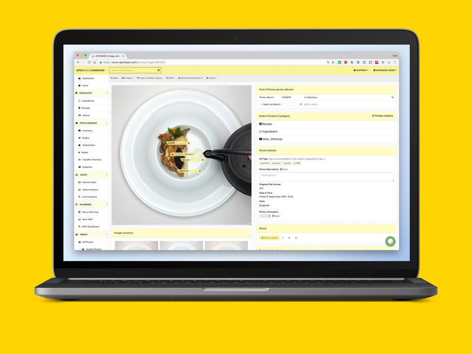 APICBASE Food Management Screenshot 7