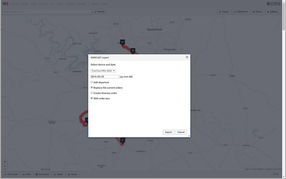 RouteXL Screenshot 5