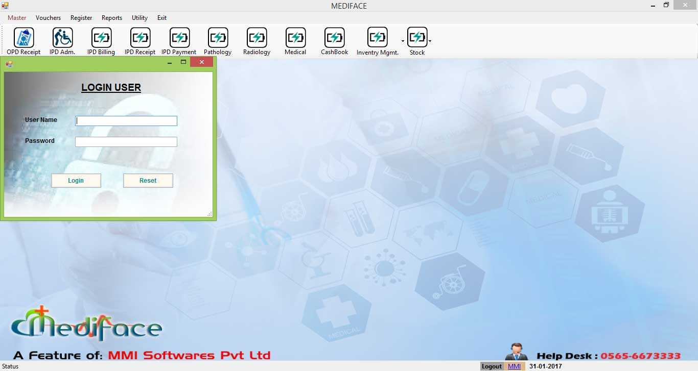  MMI Mediface - Hospital Software Screenshot 1