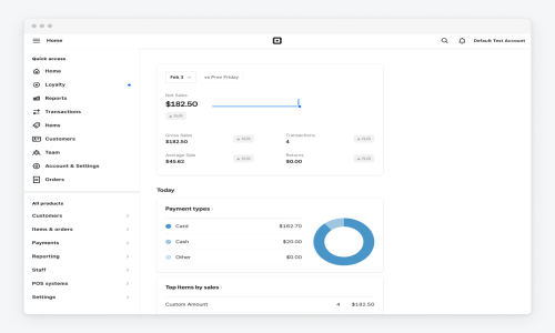 Square POS System Screenshot 3
