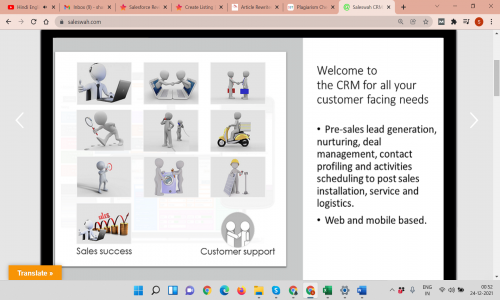 Saleswah CRM Software Screenshot 1