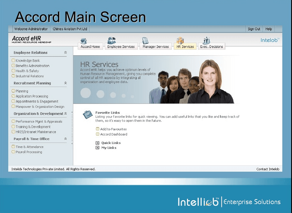 Accord e-HR Screenshot 1