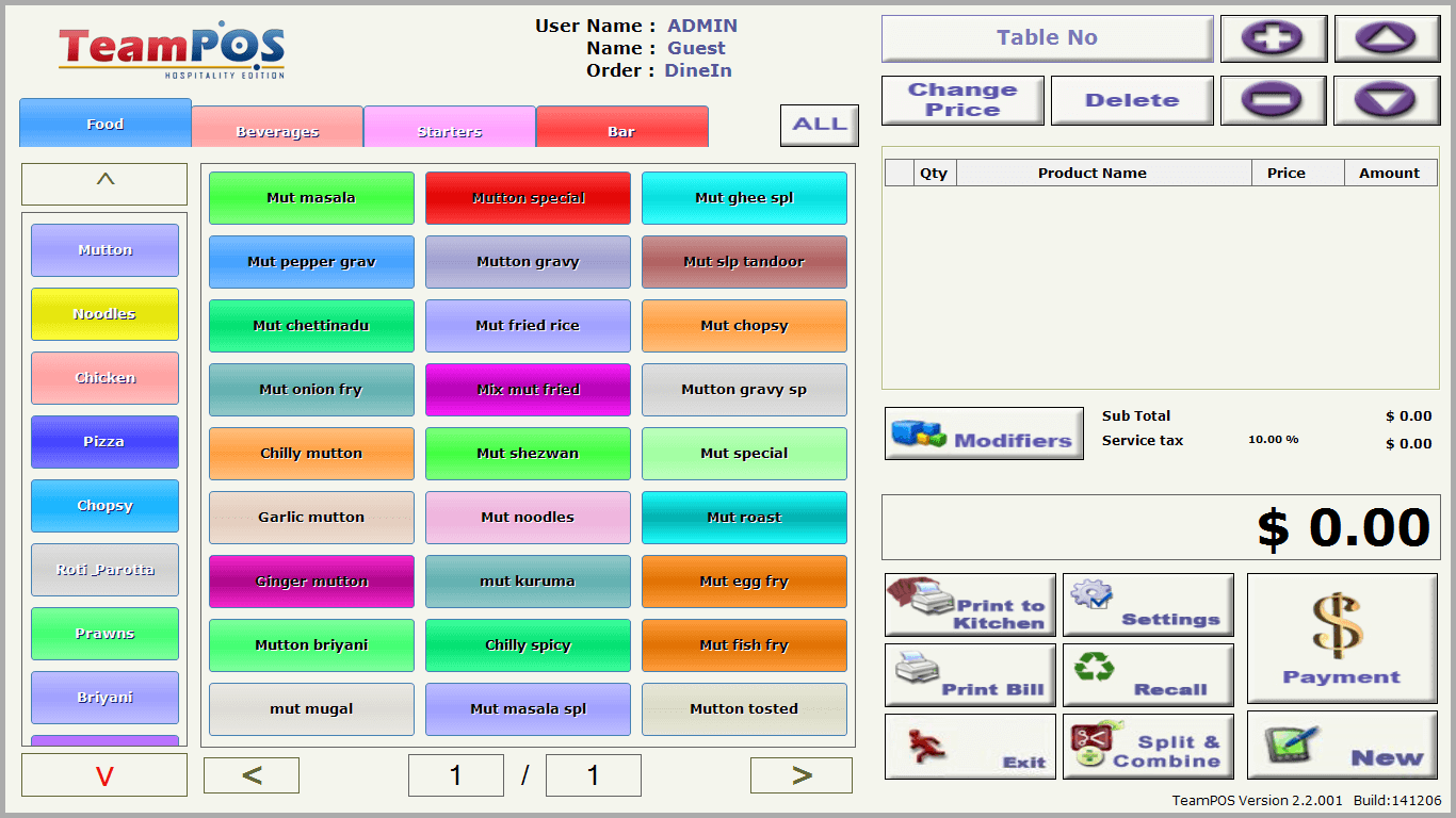 TeamPOS Screenshot 1