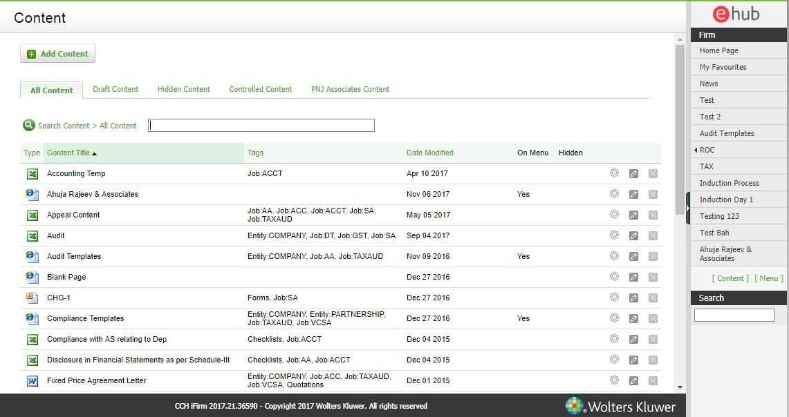 CCH iFirm Screenshot 1