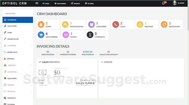 CRM by Optisol Screenshot 1