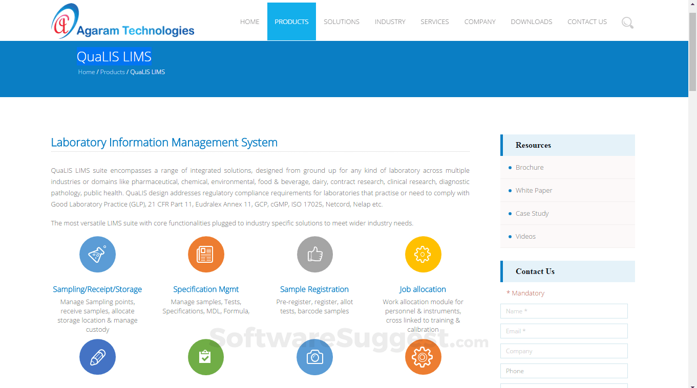 QuaLIS LIMS Screenshot 2