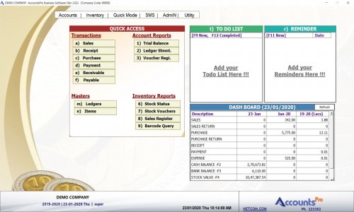 AccountsPro Screenshot 1