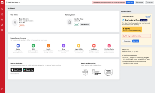 Deskera Books Screenshot 2