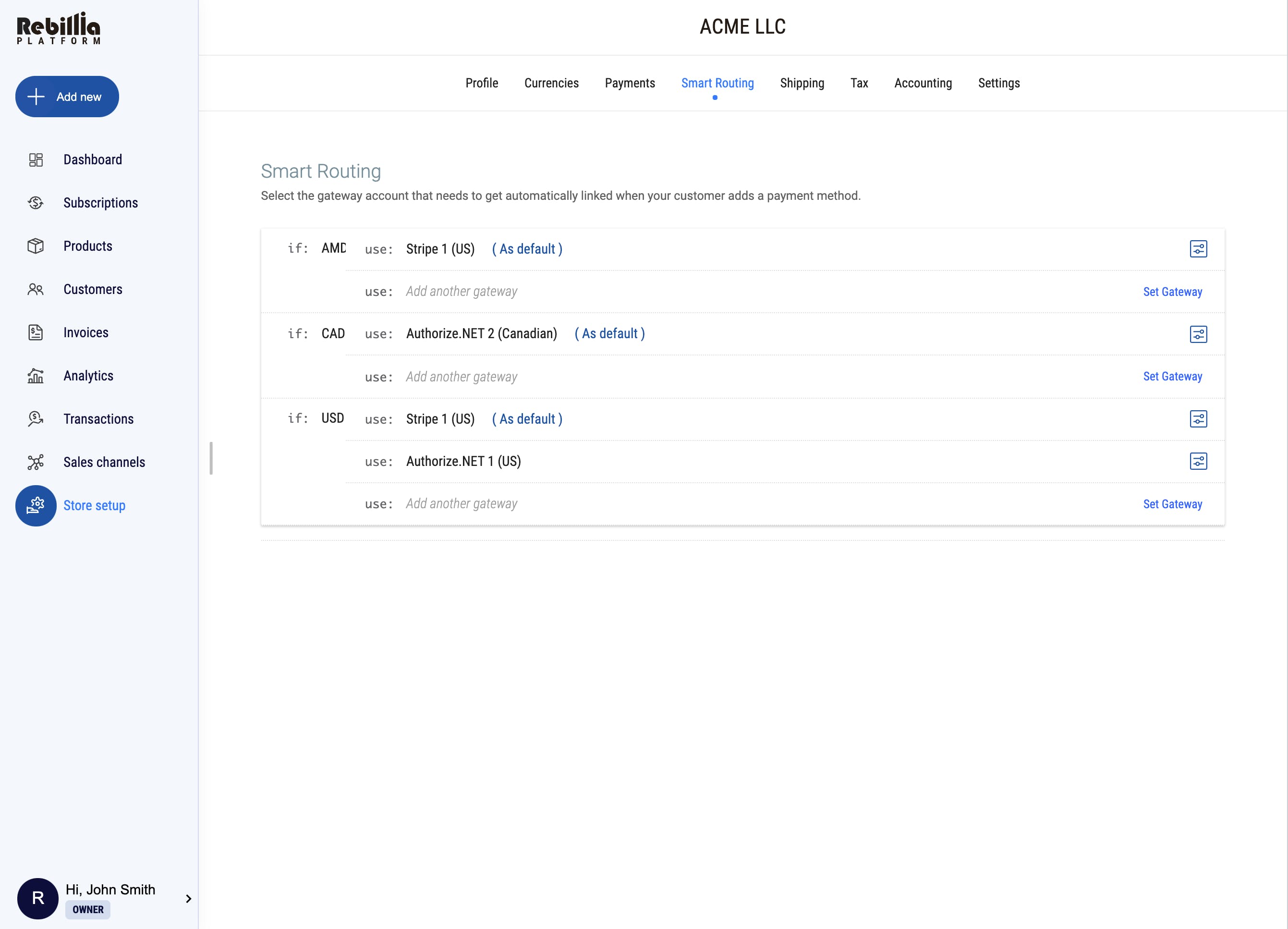 Rebillia Platform Screenshot 4