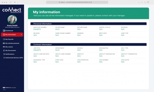 Connect HR Screenshot 1
