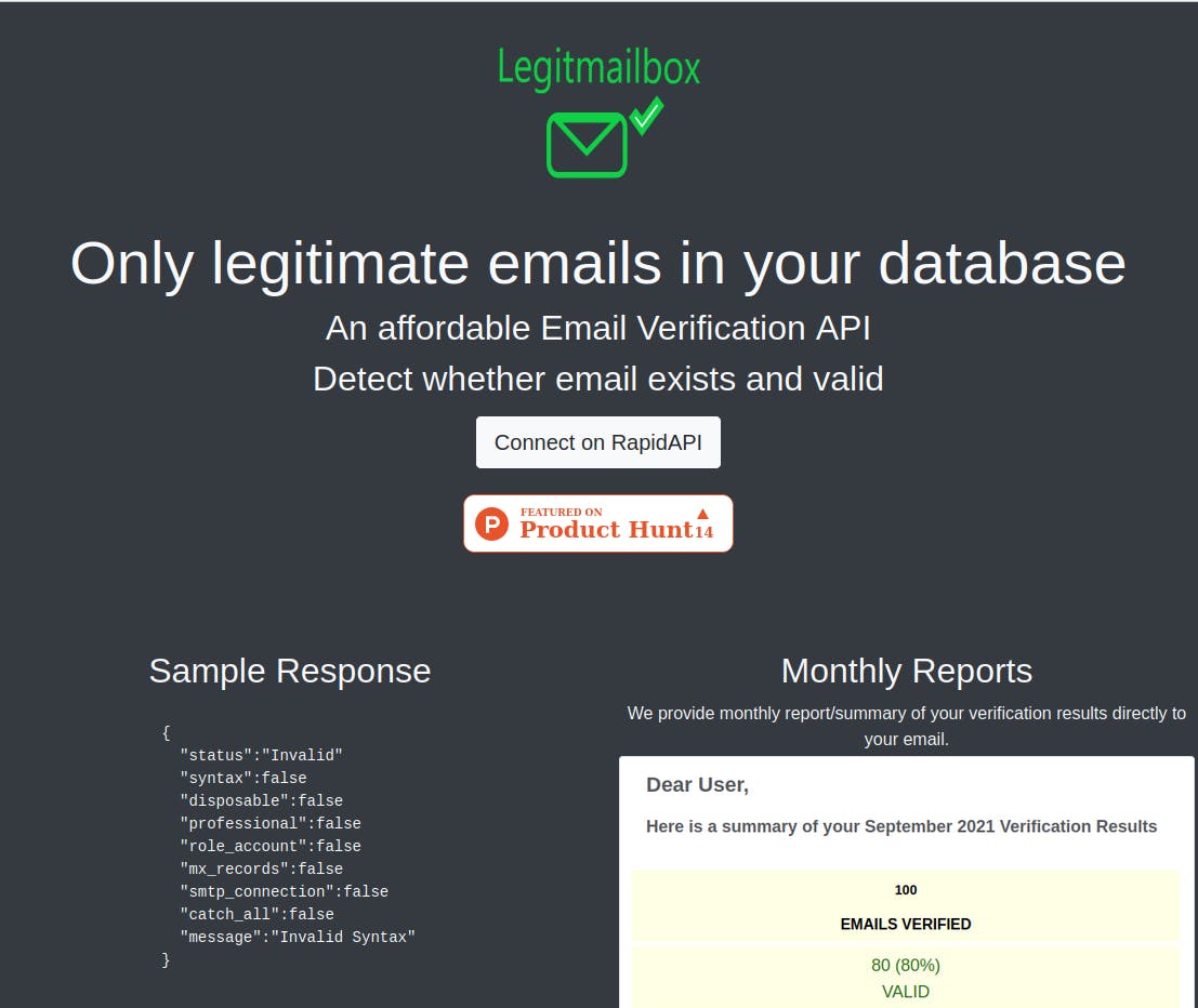 Legitmailbox Screenshot 1