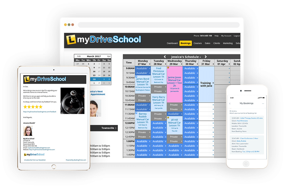 BookingTimes Screenshot 1
