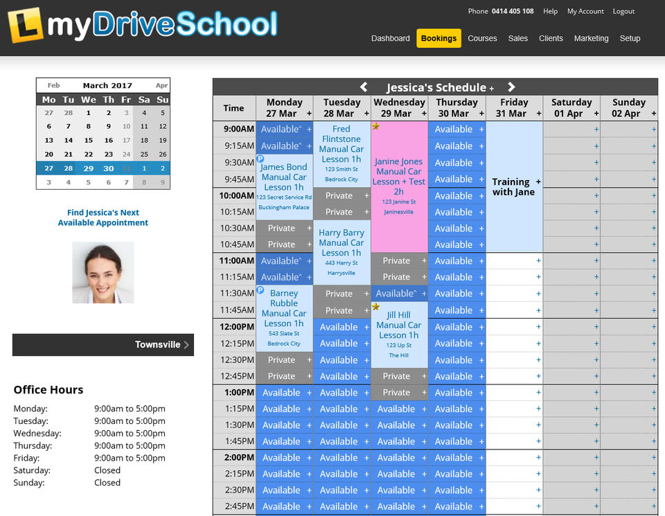 BookingTimes Screenshot 2