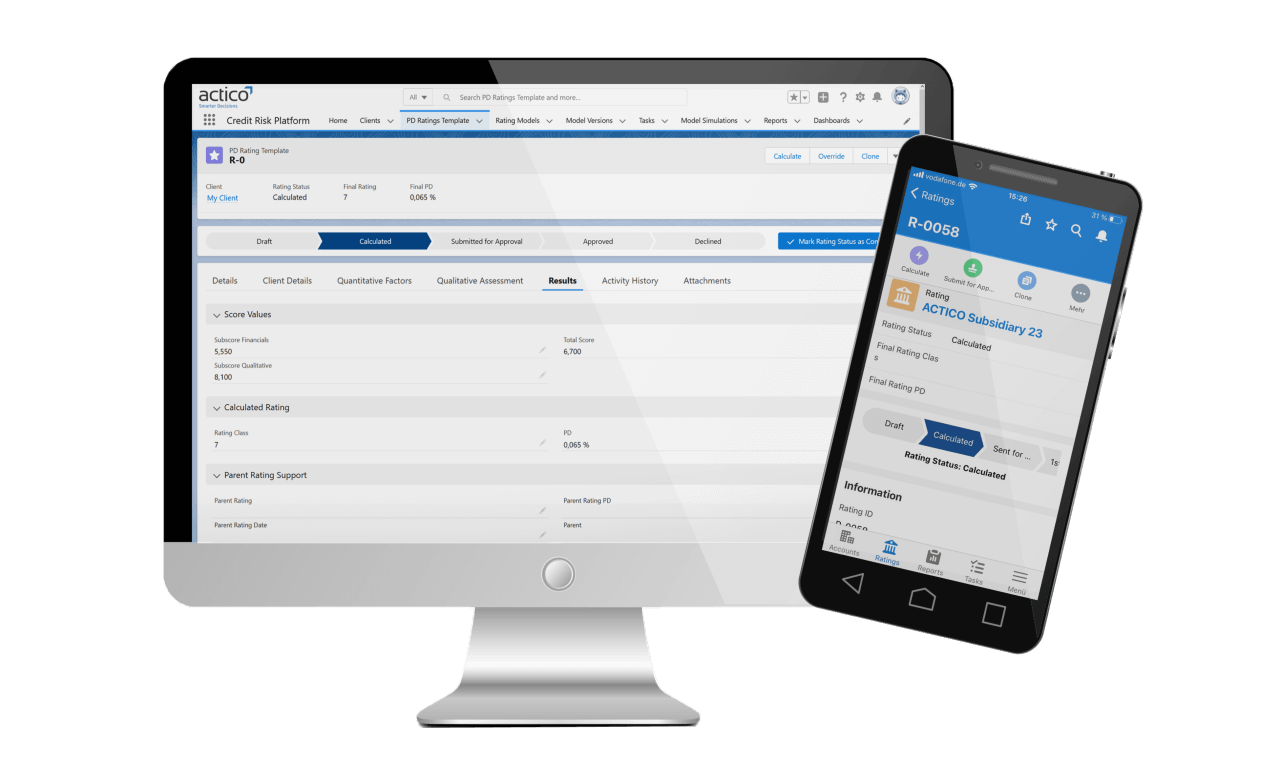 Credit Risk Platform Screenshot 2