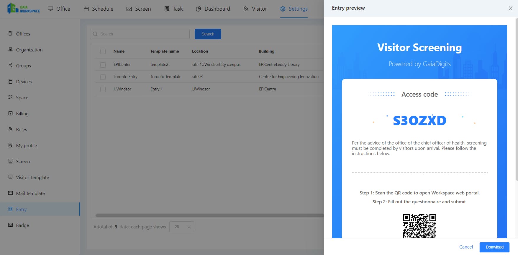 Gaia Workspace Screenshot 4