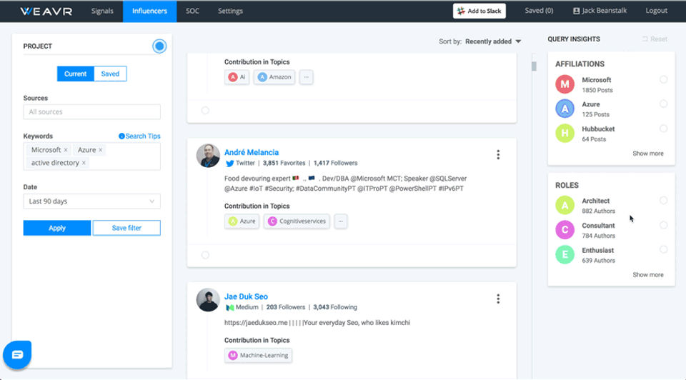 Weavr Screenshot 4