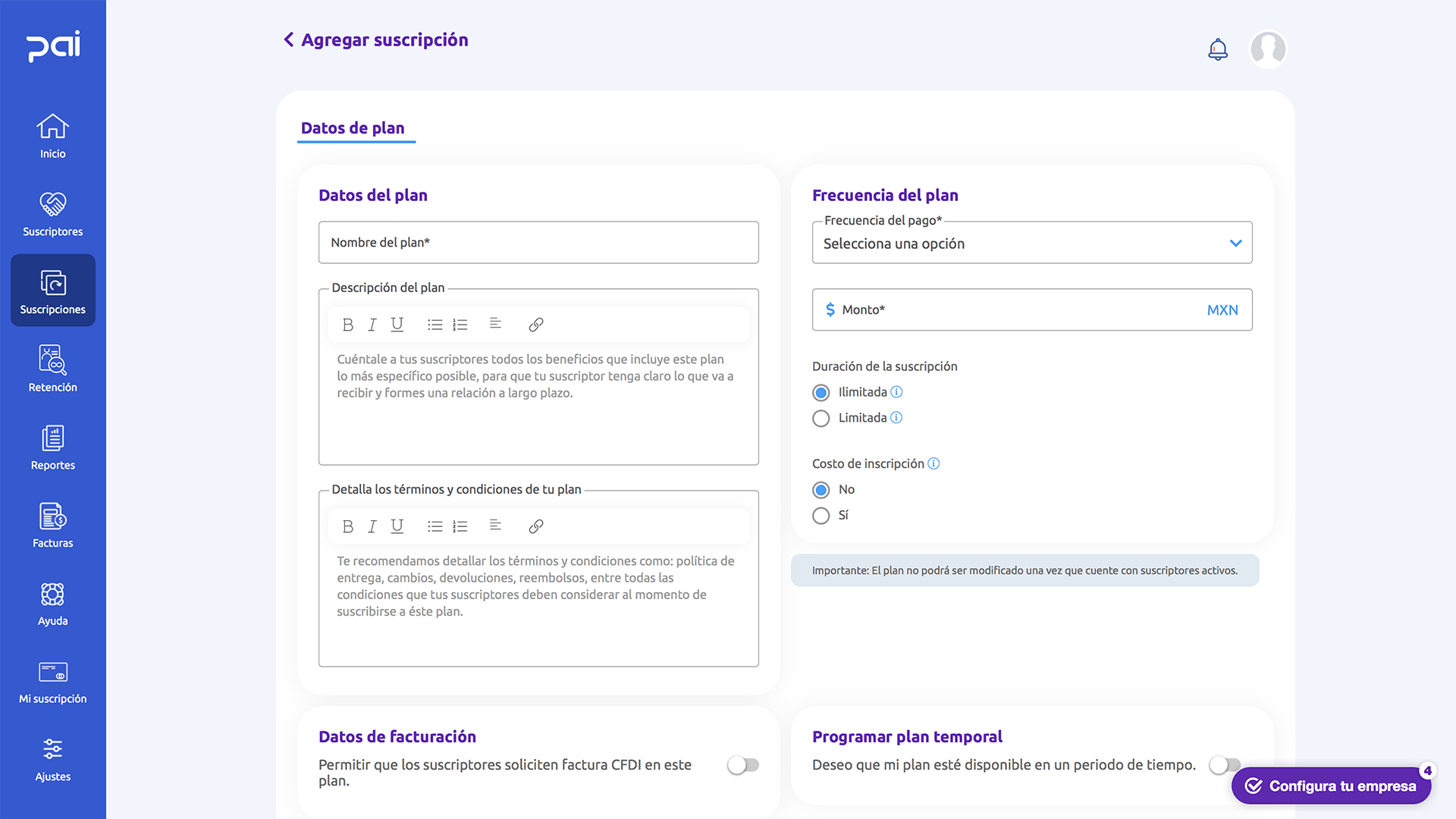 Pai Suscripciones Screenshot 3