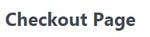 Checkout Page