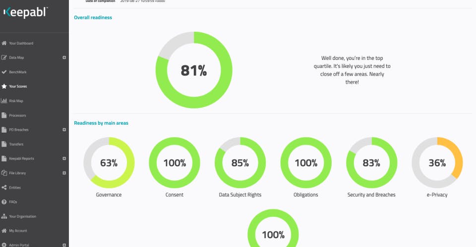 Keepabl SaaS Screenshot 2