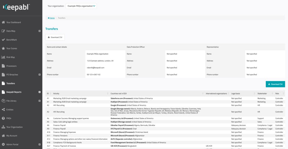 Keepabl SaaS Screenshot 4