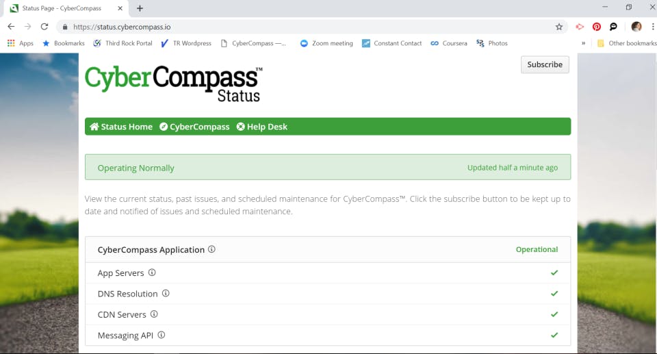 CyberCompass Screenshot 1