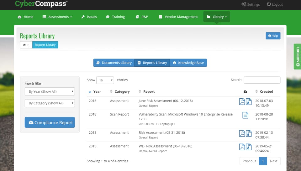 CyberCompass Screenshot 2