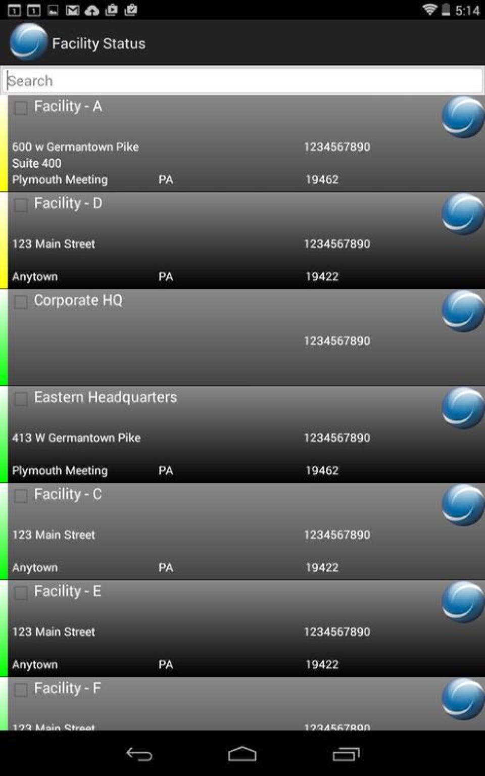 ResilienceONE Screenshot 2