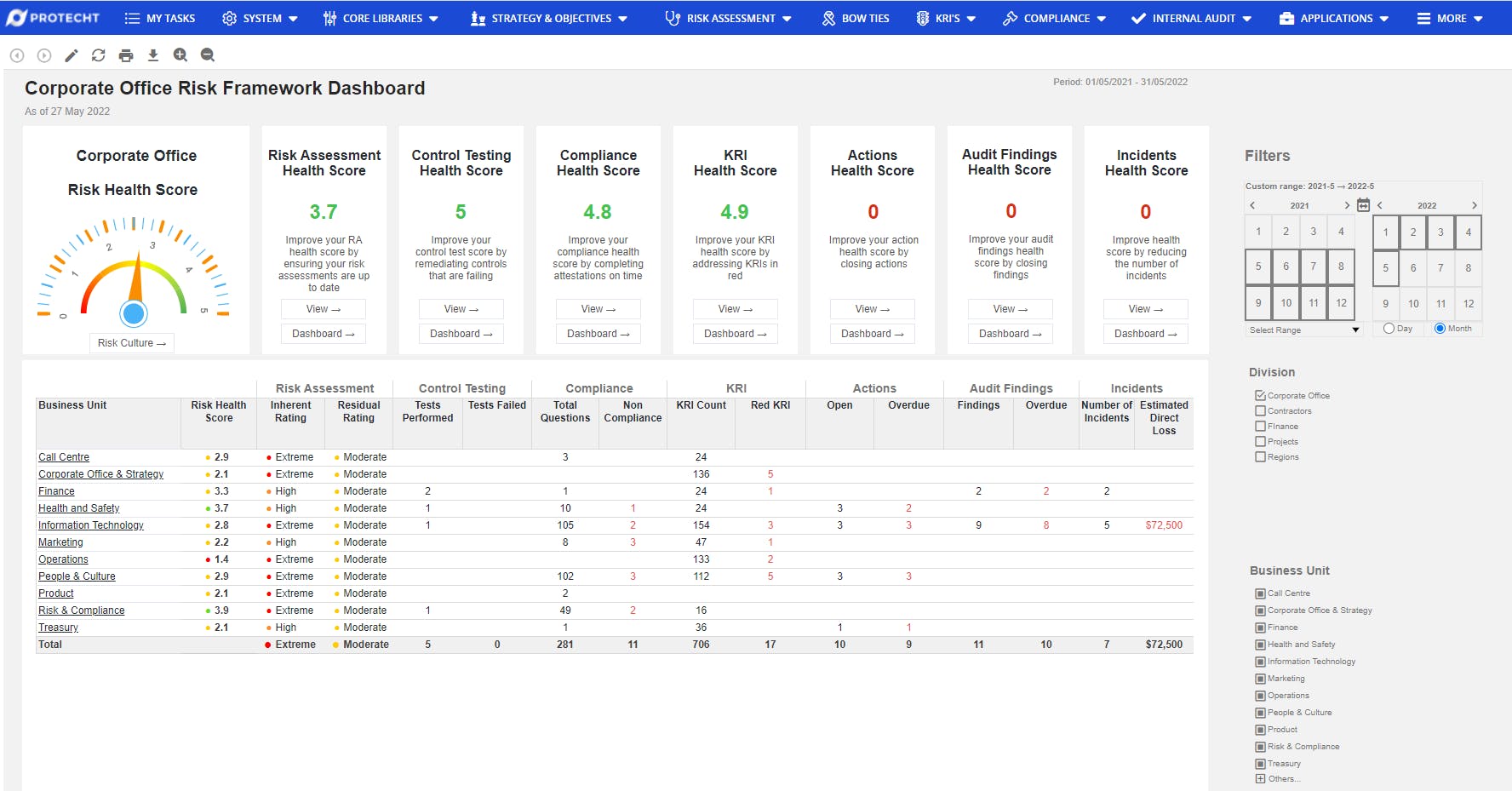 Protecht.ERM Screenshot 1