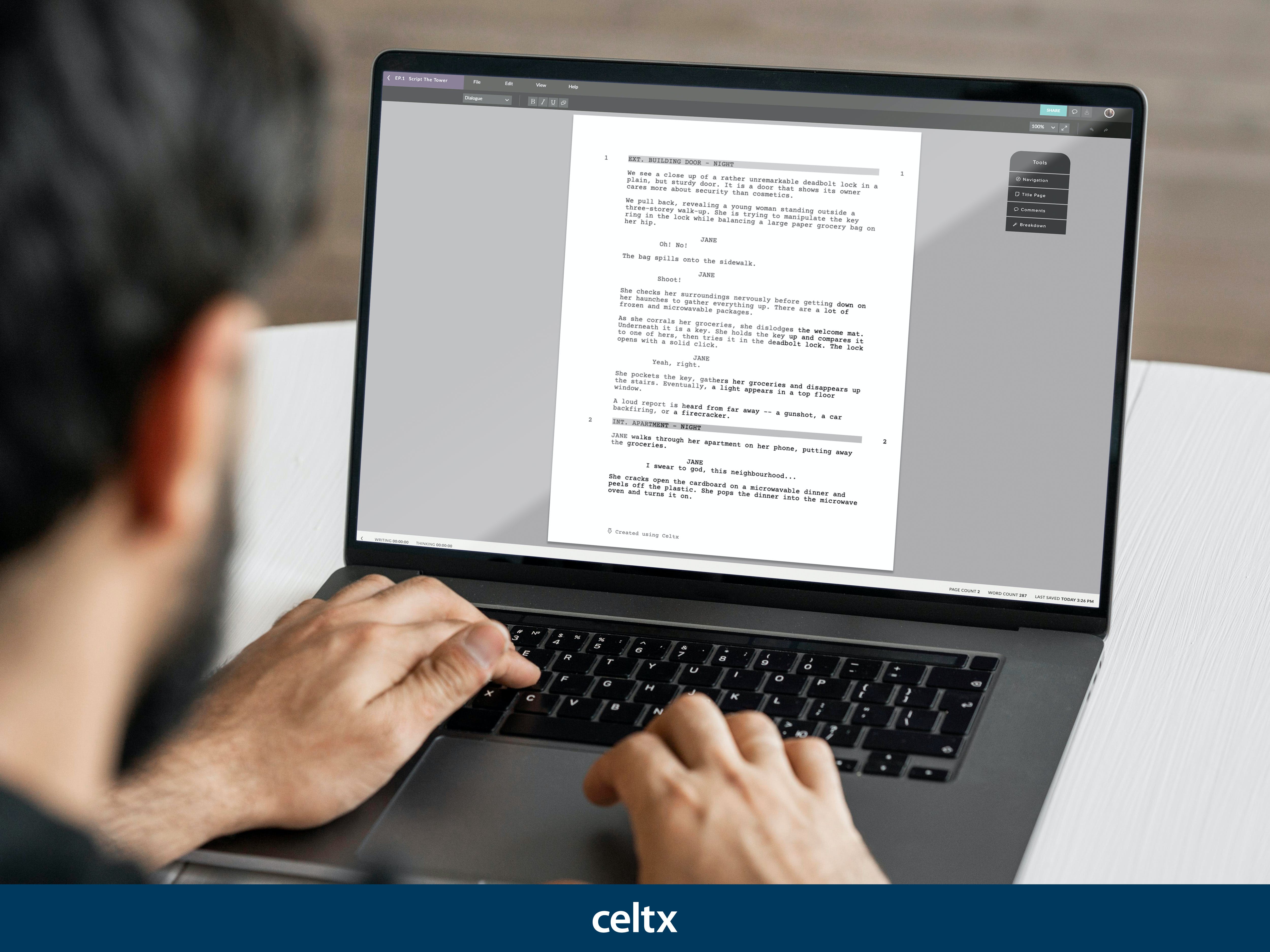 Celtx Screenshot 1