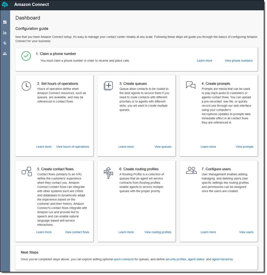 Amazon Connect Screenshot 1