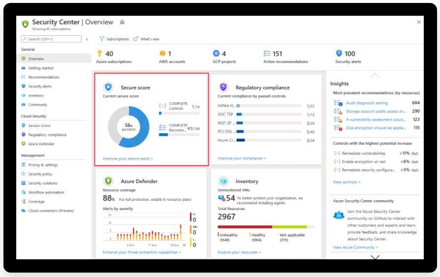 Microsoft Defender for Cloud Screenshot 2