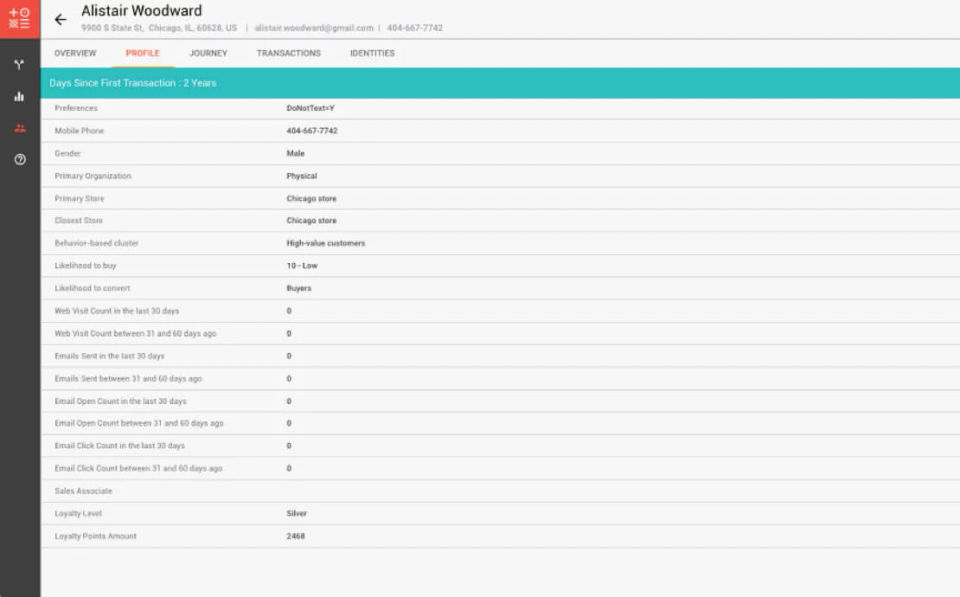 AgilOne Screenshot 2